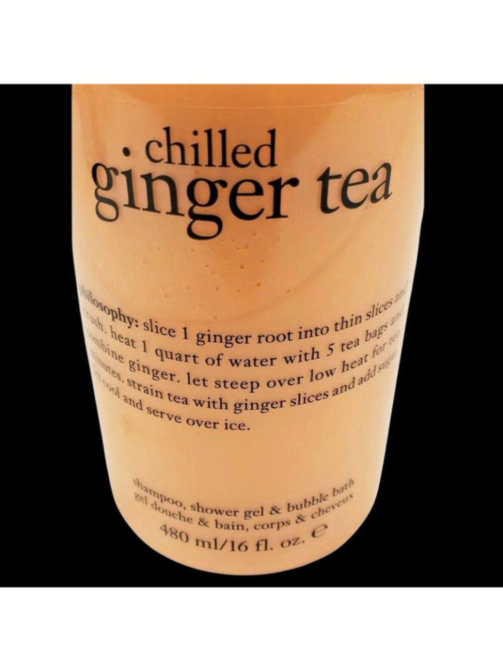 Philosophy Chilled Ginger Tea 3 in 1 Shower Gel, Bubble Bath & Shampoo 16 Fl Oz - Picture 6 of 11